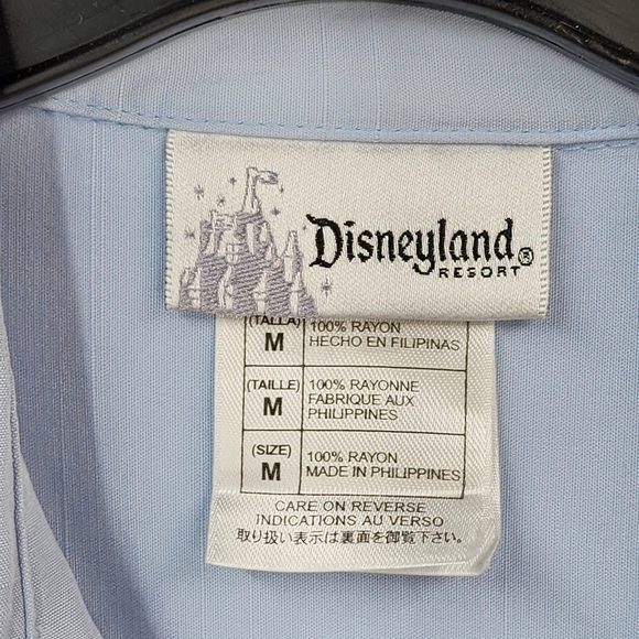 Disneyland Resort Men's Embroidered Short Sleeve Button Up Shirt - M - Picture 3 of 5
